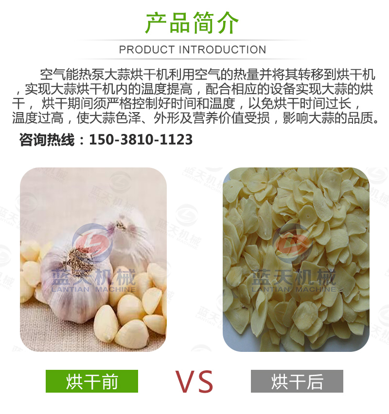 大蒜片网带烘干机产品简介