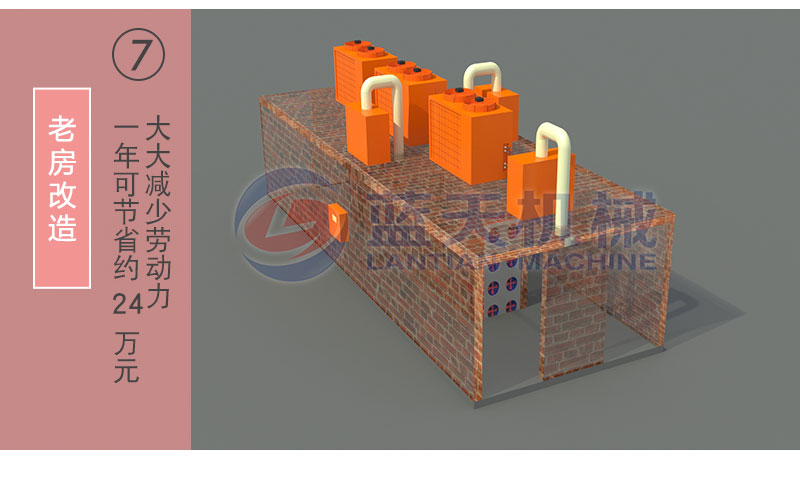 荔枝龙眼烘干机老房改造