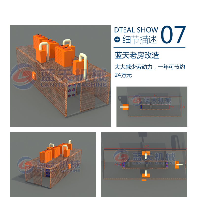 纸管烘干机老房改造